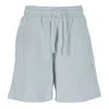Hinnominate Gray Cotton Short In Blue