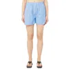 Hinnominate Blue Cotton Short In Blue