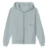 Hinnominate Gray Cotton Sweater In Blue