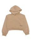 Hinnominate Crop Sweatshirt In Brown