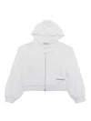 Hinnominate Crop Sweatshirt In White