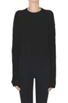 Hinnominate Cropped Pullover In Black
