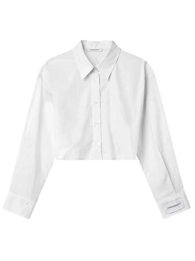 Hinnominate Cropped Shirt In White