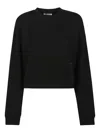 Hinnominate Cropped Sweatshirt In Animal Print