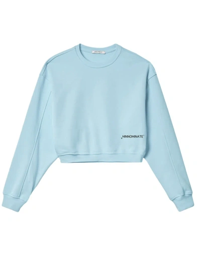 Hinnominate Cropped Sweatshirt In Blue