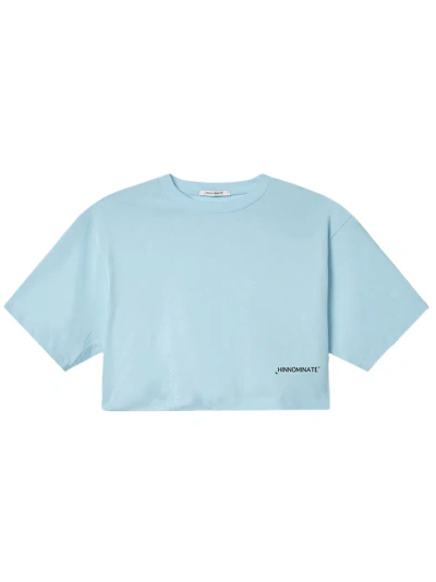 Hinnominate Cropped T-shirt In Blue