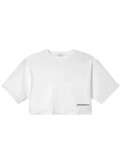 Hinnominate Cropped T-shirt In White