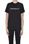 Hinnominate Designer Logo T-shirt In Black
