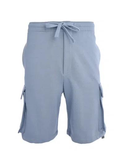 Hinnominate Drawstring-fastening Cargo Shorts In Blue