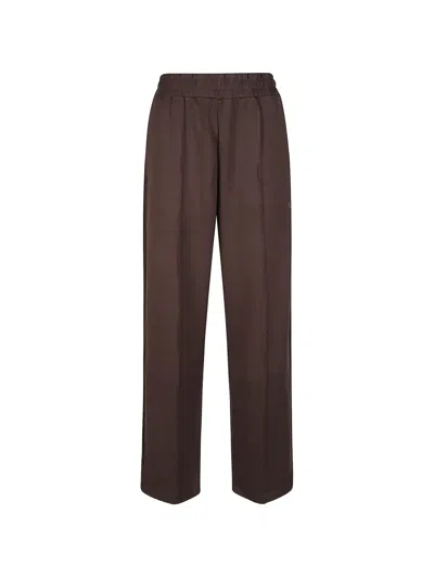 Hinnominate Elasticated Pintuck Trousers In Brown