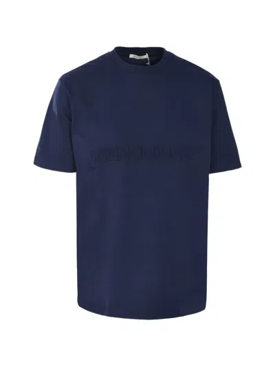 Hinnominate Embossed-logo T-shirt In Blue