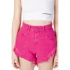 Hinnominate Fuchsia Cotton Short And Mini Shorts In Pink