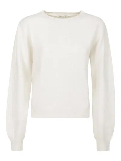 HINNOMINATE GLITTER-DETAIL CREW-NECK SWEATER