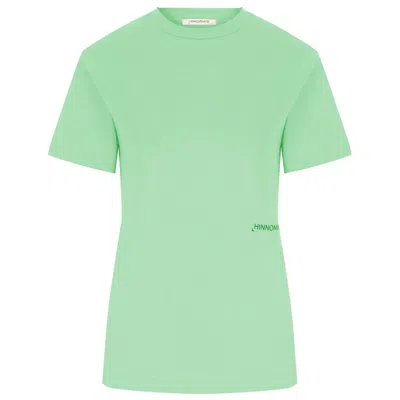 Hinnominate Green Cotton Tops & T-shirt