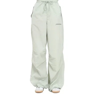 Hinnominate Green Nylon Jeans & Pant