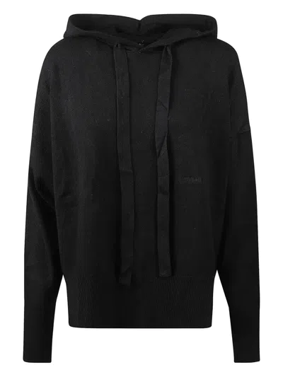 HINNOMINATE HOODED RIBBED-HEM SWEATER