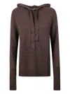 Hinnominate Hooded Sweater In Brown