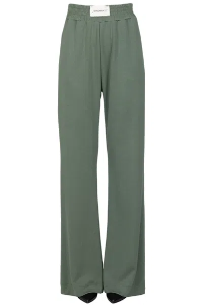 Hinnominate Jersey Trousers In Green