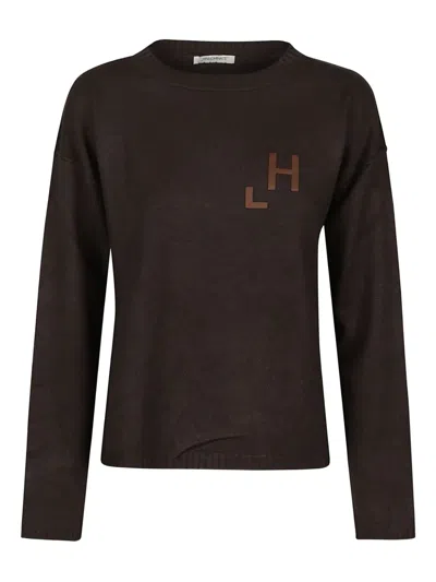 HINNOMINATE LOGO-APPLIQUÉ SWEATER