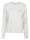 Hinnominate Logo-detail Sweater In Neutral