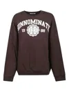 Hinnominate Logo-print Sweatshirt In Burgundy
