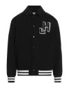 Hinnominate Man Jacket Black Size Xl Polyester, Viscose, Elastane