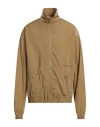 Hinnominate Man Jacket Khaki Size L Polyamide In Brown