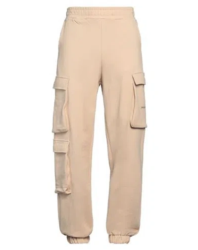 Hinnominate Man Pants Beige Size M Cotton