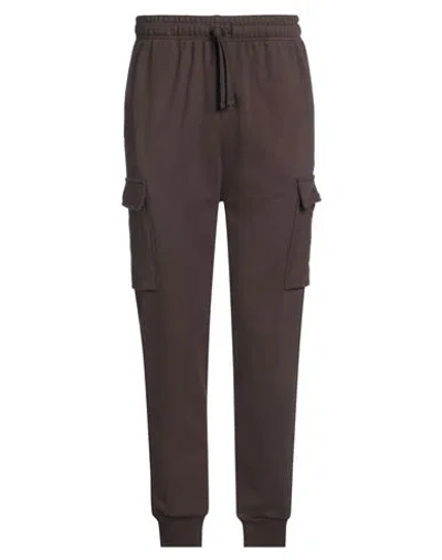 Hinnominate Man Pants Cocoa Size Xl Cotton In Brown