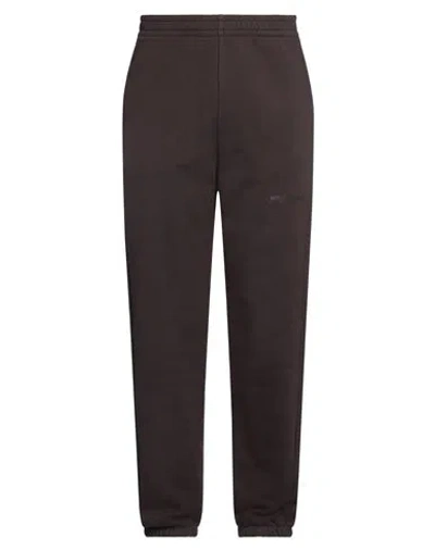 Hinnominate Man Pants Dark Brown Size L Cotton