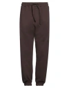 Hinnominate Man Pants Dark Brown Size Xxl Cotton In Brown