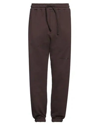 Hinnominate Man Pants Dark Brown Size Xxl Cotton