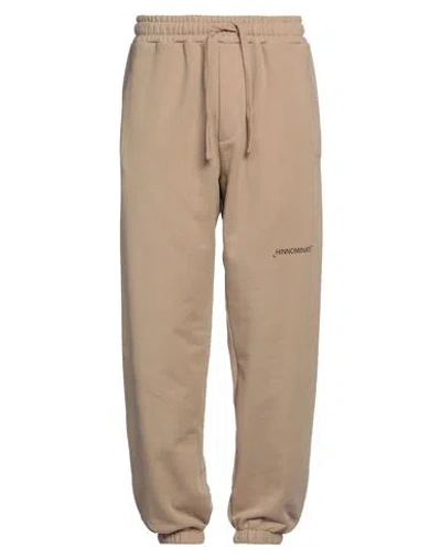 Hinnominate Man Pants Light Brown Size Xl Cotton In Beige