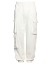 Hinnominate Man Pants Off White Size Xl Cotton