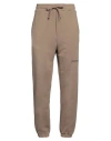 Hinnominate Man Pants Khaki Size L Cotton In Grey