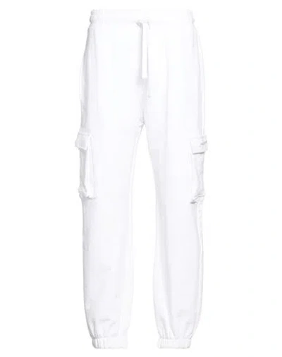 Hinnominate Man Pants White Size S Cotton