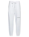 Hinnominate Man Pants Off White Size Xl Cotton In White
