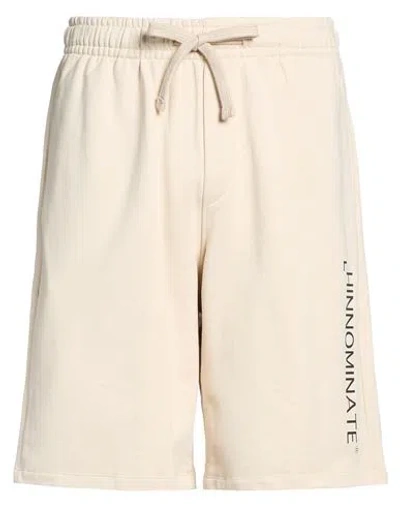 Hinnominate Man Shorts & Bermuda Shorts Beige Size Xl Cotton In Neutral