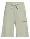 Hinnominate Man Shorts & Bermuda Shorts Green Size Xs Cotton