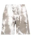 Hinnominate Man Shorts & Bermuda Shorts Khaki Size S Cotton In Beige