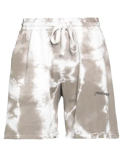 Hinnominate Man Shorts & Bermuda Shorts Khaki Size S Cotton In Beige