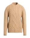 Hinnominate Man Sweater Beige Size L Cotton, Acrylic In Brown