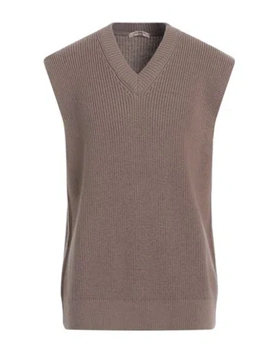 Hinnominate Man Sweater Khaki Size Xl Wool, Acrylic In Beige