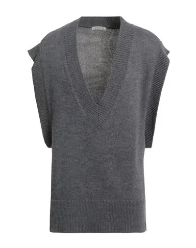 Hinnominate Man Sweater Lead Size M Acrylic, Viscose, Wool, Alpaca Wool