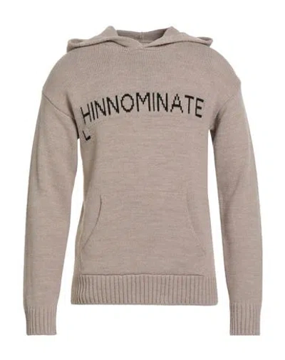 Hinnominate Man Sweater Light Brown Size S Acrylic, Polyester