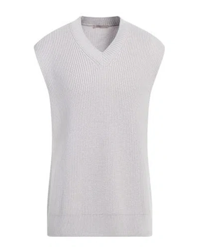 Hinnominate Man Sweater Light Grey Size S Wool, Acrylic