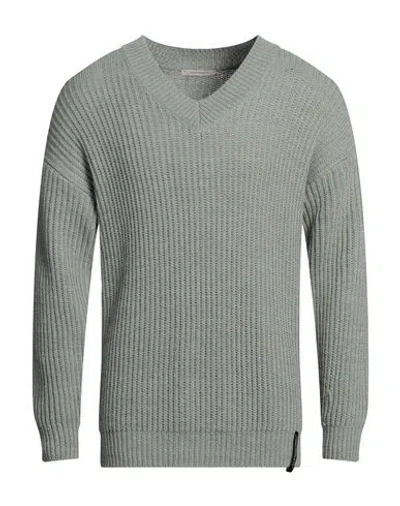 Hinnominate Man Sweater Sage Green Size L Acrylic, Polyester