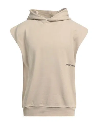 Hinnominate Man Sweatshirt Beige Size S Cotton, Elastane