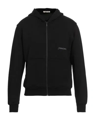 Hinnominate Man Sweatshirt Black Size M Cotton, Elastane