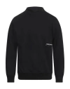 Hinnominate Man Sweatshirt Black Size Xl Cotton, Elastane In Black